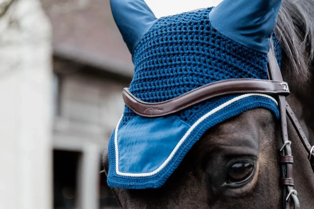 Haute Qualit Bonnet Wellington Basic Velvet Kentucky - Cheval - Bleu marine