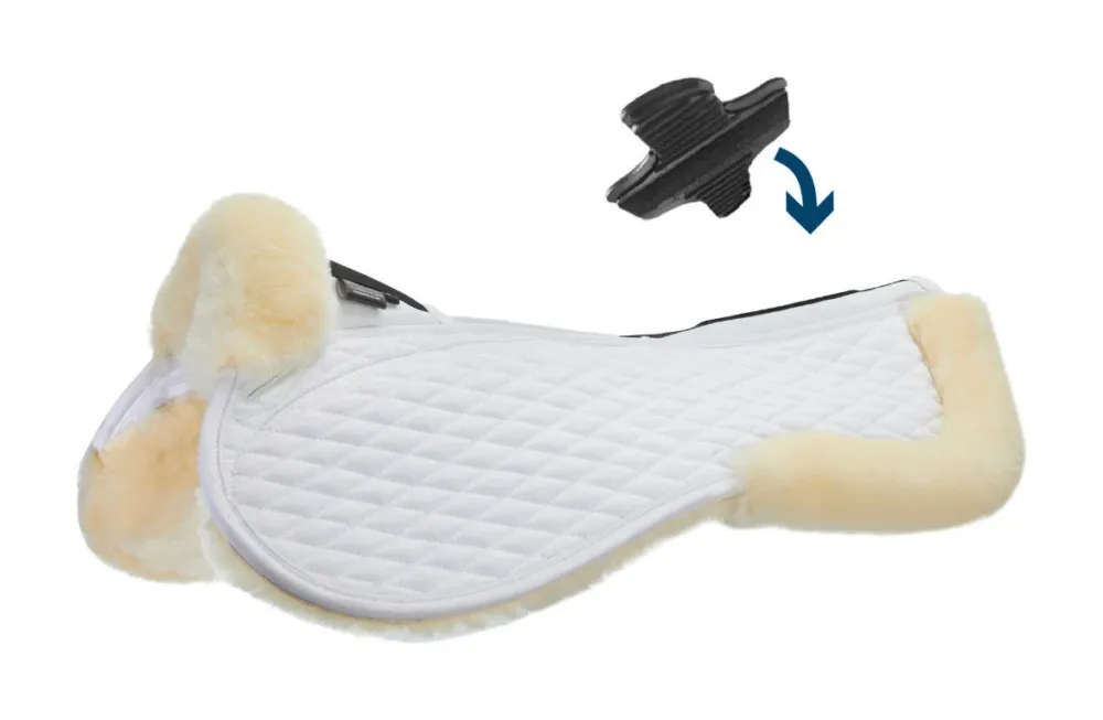 Amortisseur Stbben peau d'agneau Streamline - M - Blanc Promotion