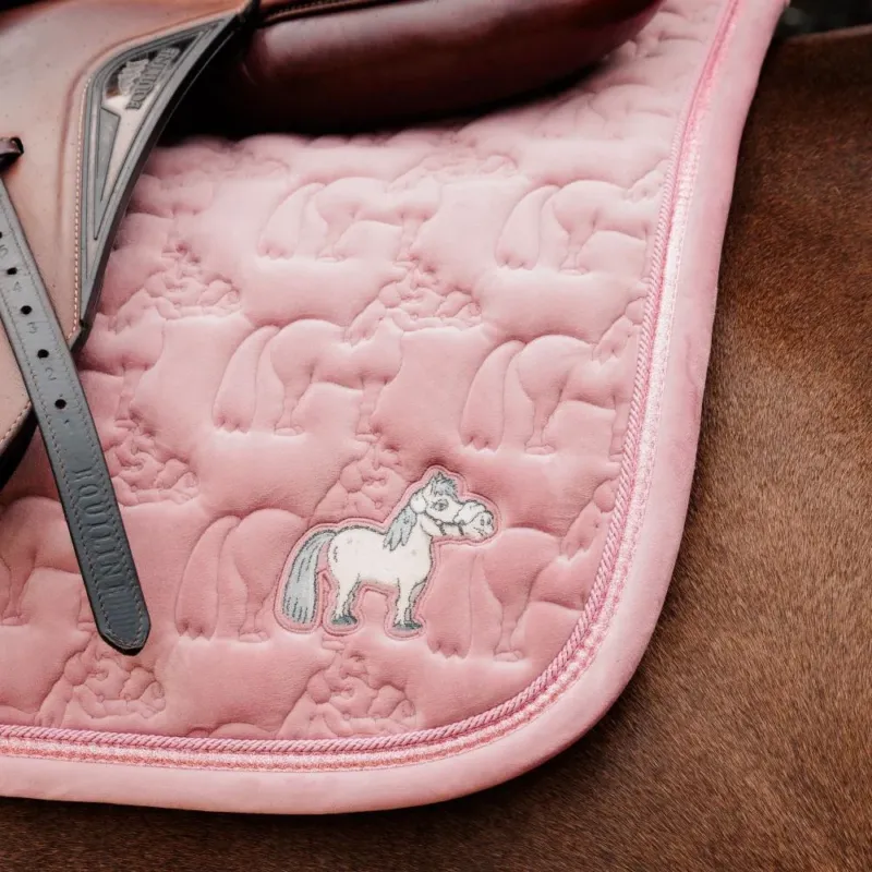 Tapis de Selle Velvet Kentucky Sammy Show Jumping - Cheval Retour Gratuit