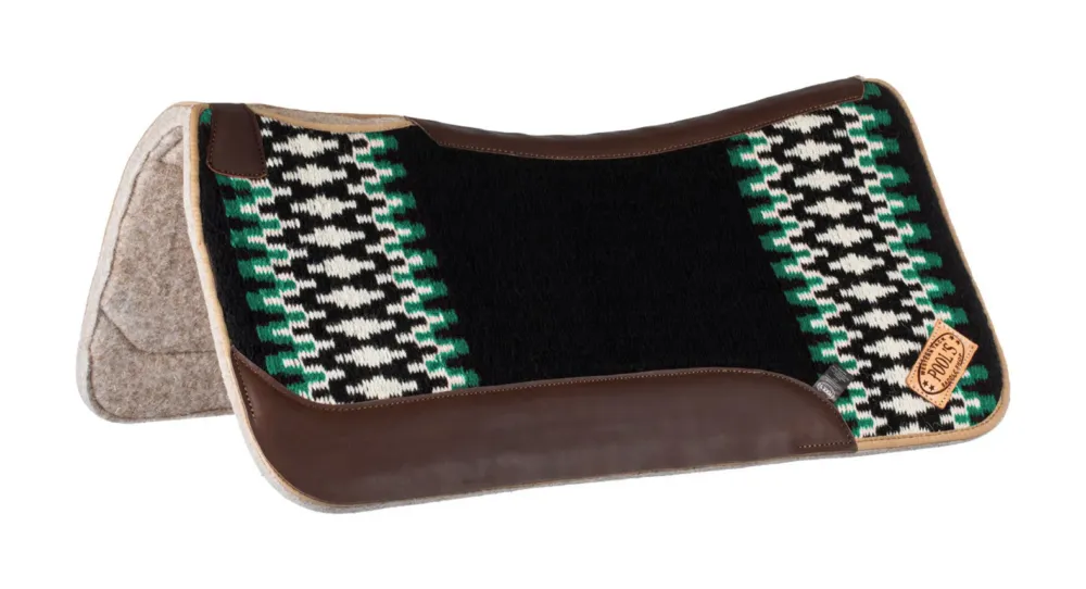 Remise Tapis western Pools classique - Noir / blanc / vert