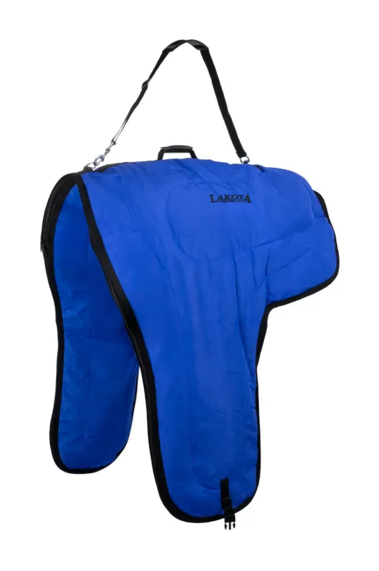 Vente Directe Housse de transport pour selle western Lakota - Bleu royal