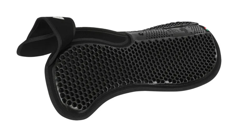 Amortisseur en gel hexagonal mince 5mm avec feutre Acavallo - Noir Dernire Chance