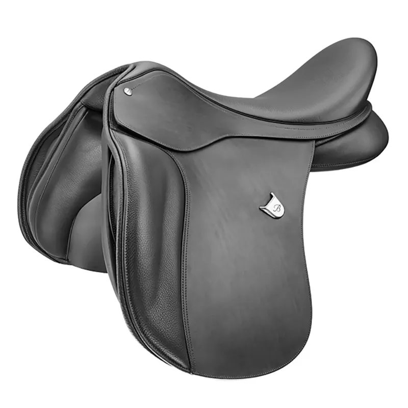 Selle mixte Bates VSD cuir Heritage - 17,5" - Noir Authentique