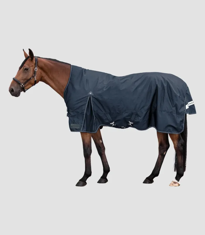 Nouvel Arrivage Couverture dextrieur High Neck Waldhausen Arctic 100 g - 155 cm - Bleu nocturne