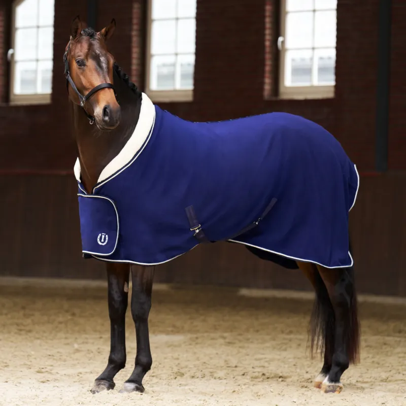 Couverture polaire Imperial Riding Essential - 125 cm - Marine Prix Cass