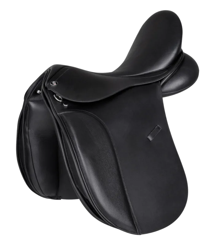 Rduction Selle de dressage Waldhausen cuir Comfort - 44 cm - Noir