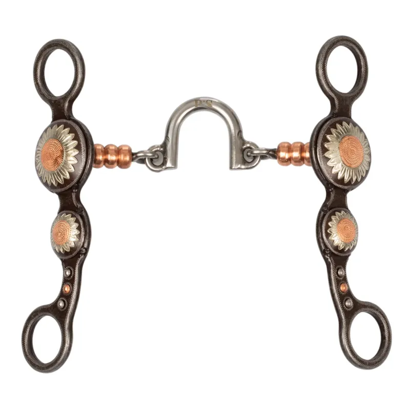 Mors correctional Pools en fer dcor fleurs - 125 mm Prix Rduit