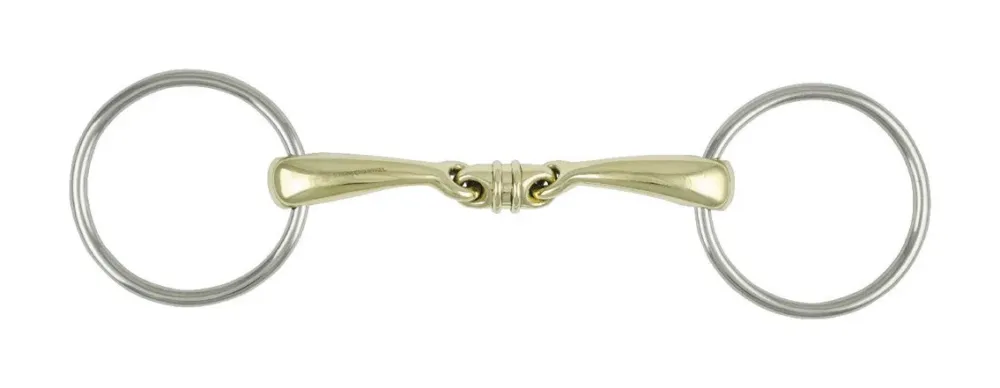Commander Vite Mors double brisure inox Umbria Equitazione modle 1255 - 135 mm