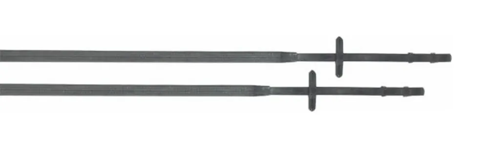 Rnes caoutchouc gros picots T de T - Poney 13 mm - Noir Prix Promo