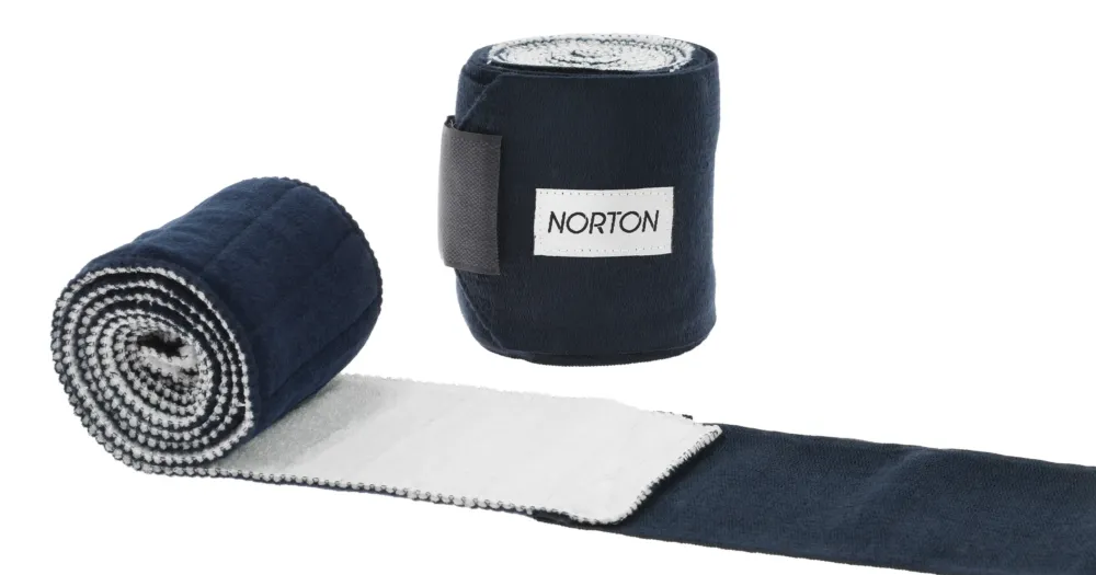 Bon March Bandes de travail lastiques avec sous-bandes Hippotonic - Bleu marine