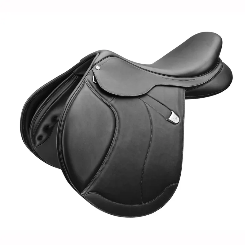 Selle Bates Caprilli Close Contact+ avec quartier avanc cuir Luxe - 17" - Noir Expdi Aujourdhui