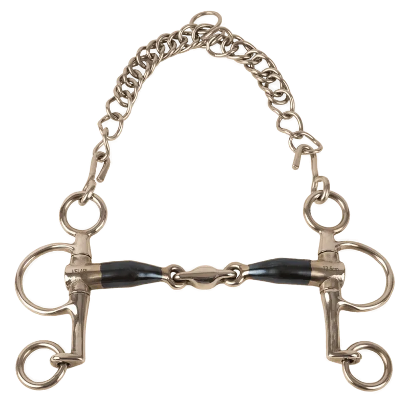 Mors pelham double brisure court Sweet Iron Velari - 115 mm Achat Immdiat