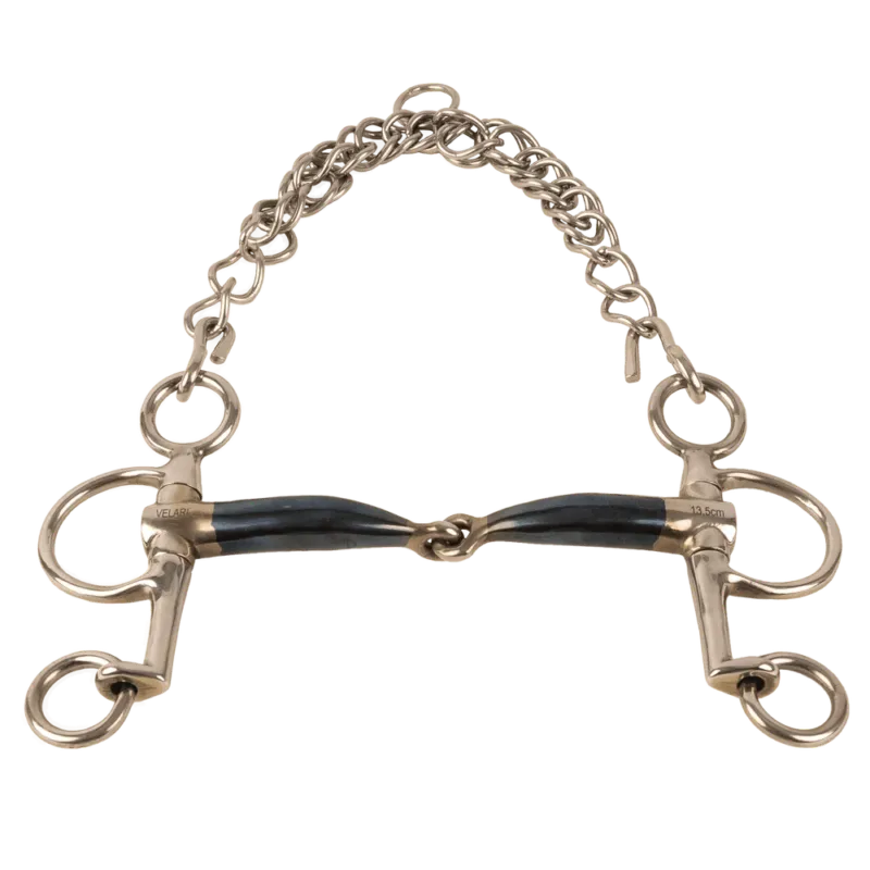 Prix Choc Mors pelham simple brisure court Sweet Iron Velari - 115 mm