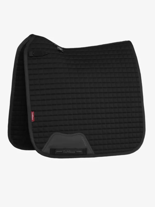 Tapis LeMieux ProSport Dressage SQ Plain Standard Strap - L - Noir Meilleure Vente