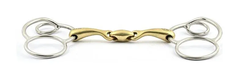 Authentique Mors Pessoa Jump'In allemand double brisure - 135 mm