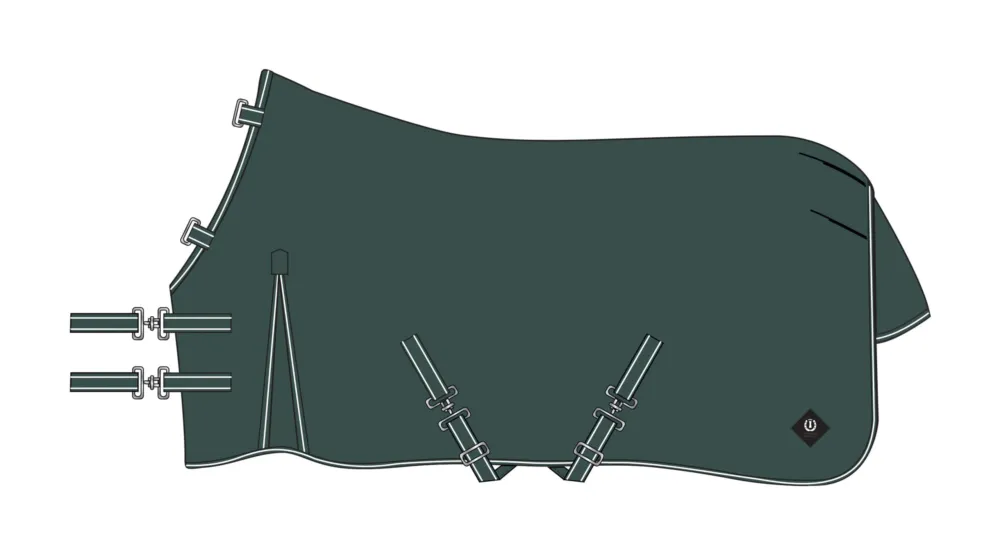 Couverture de paddock Imperial Riding Basic sans couvre-cou 300gr - 145 cm - Vert Expdi Aujourdhui