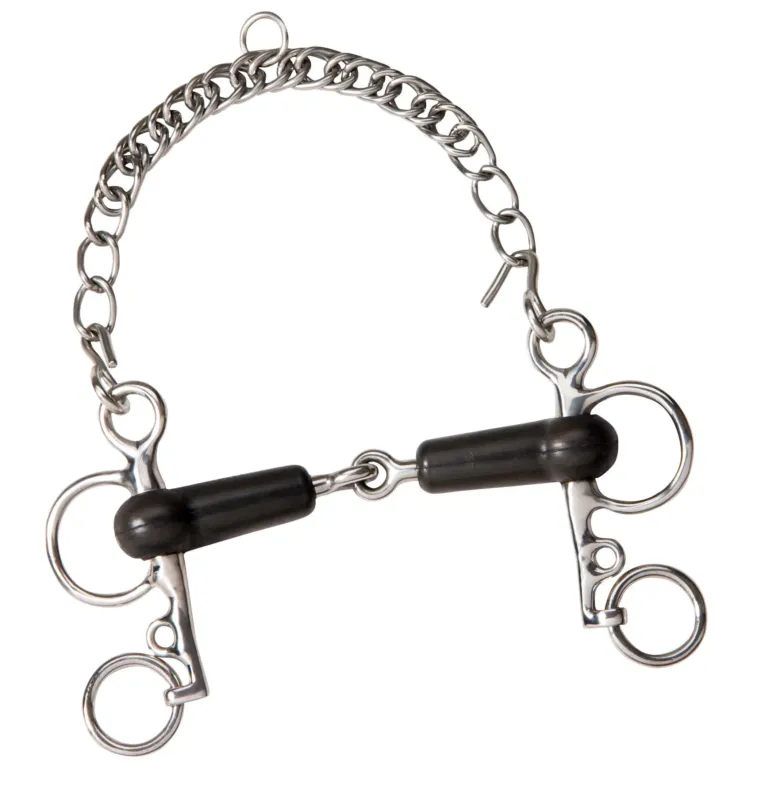 Dernire Chance Mors Pelham Feeling caoutchouc bris branches courtes - 135 mm