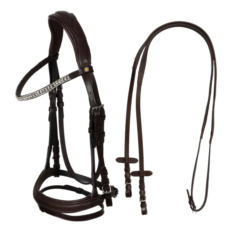 Certifi Bridon Equestro Softy Cover - Poney - Marron fonc