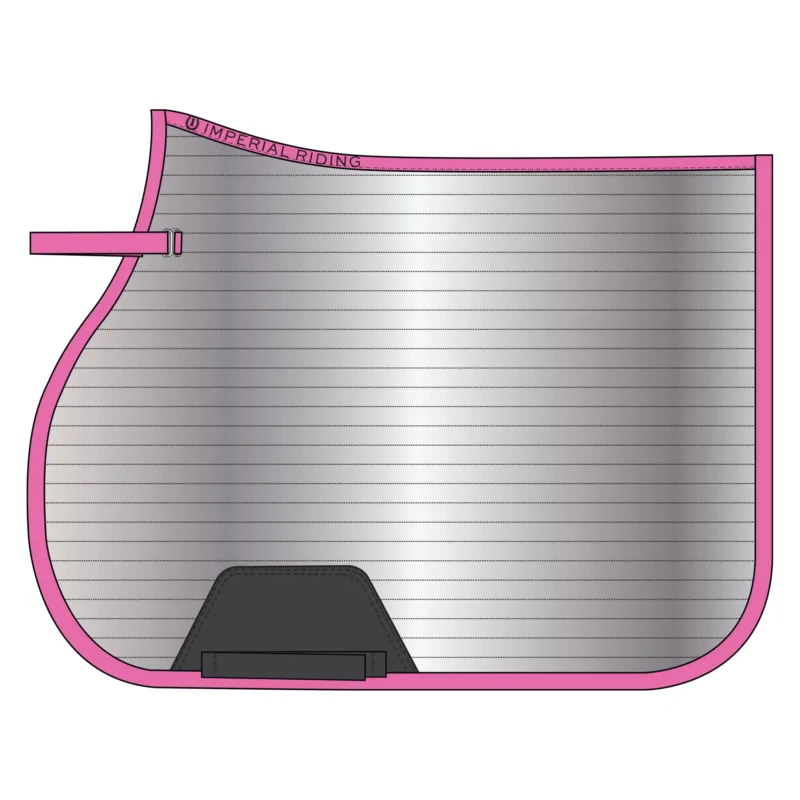 Expdition Rapide Tapis de selle Imperial Riding Reflective GP - Cheval - Rose non