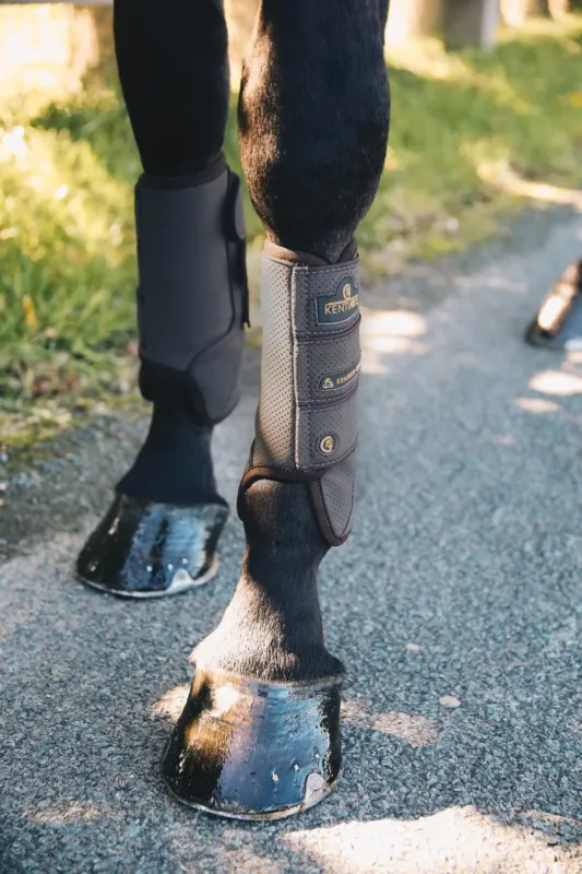 Gutre Air Tech Eventing antrieures Kentucky - M - Marron Achetez Aujourdhui