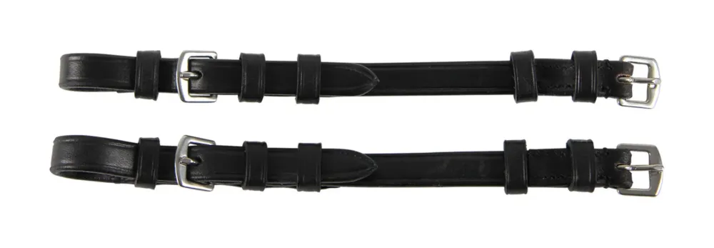 Mors avec boucles Waldhausen S-Line par paire - Poney - Noir Meilleur Prix