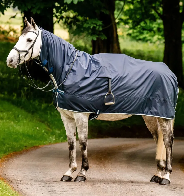 Nouvel Arrivage Couverture de travail impermable Horseware Newmarket 210D - S - Marine witney