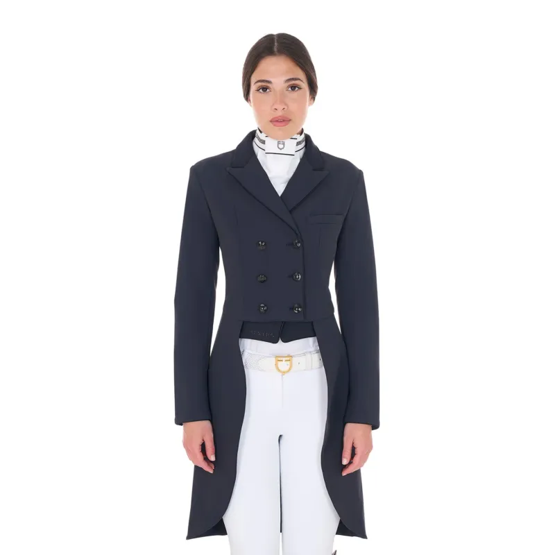 Achetez Aujourdhui Frac de dressage de concours femme en tissu technique Equestro - 42 - Marine blazer