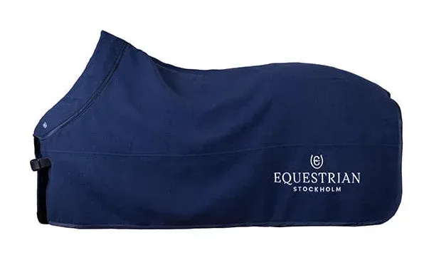Prix Rduit Couverture en laine Equestrian Stockholm moderne et technique – 145 cm – Marine modern tech
