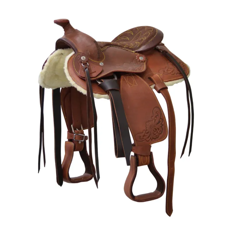 Achat Immdiat Selle western poney Prime Lakota – 11&Prime; – Marron