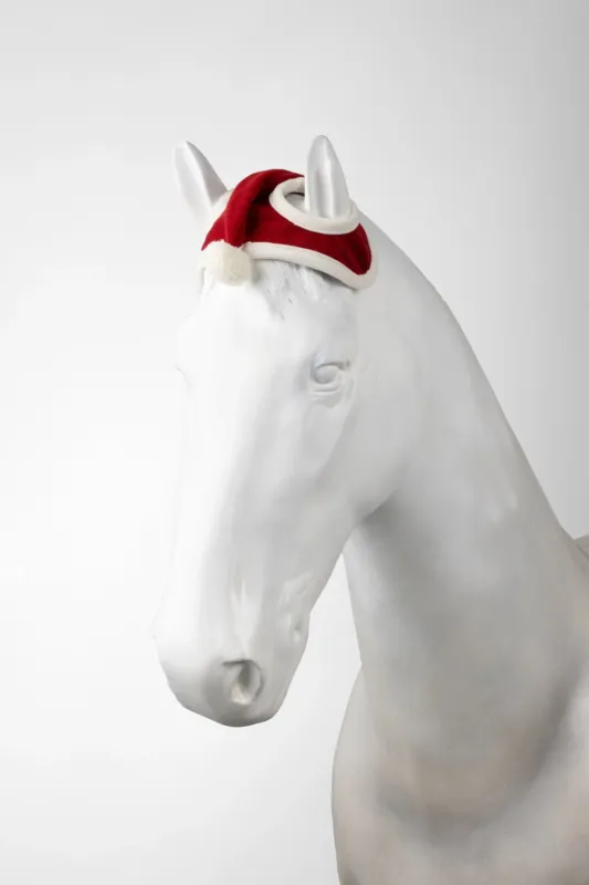 Bonnet de Nol Horze cheval - Rouge fonc Petit Prix