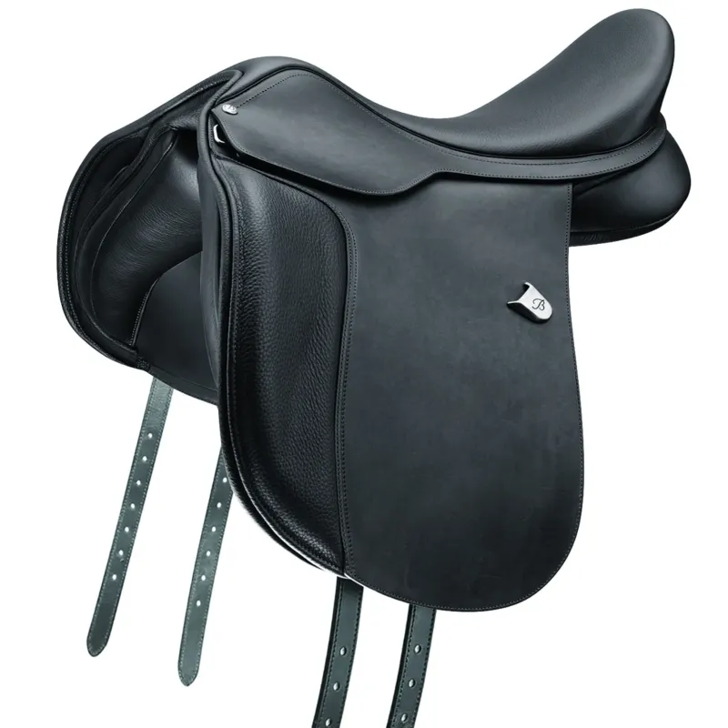 Selle mixte Bates Wide cuir Heritage - 16,5" - Noir Acheter En Ligne