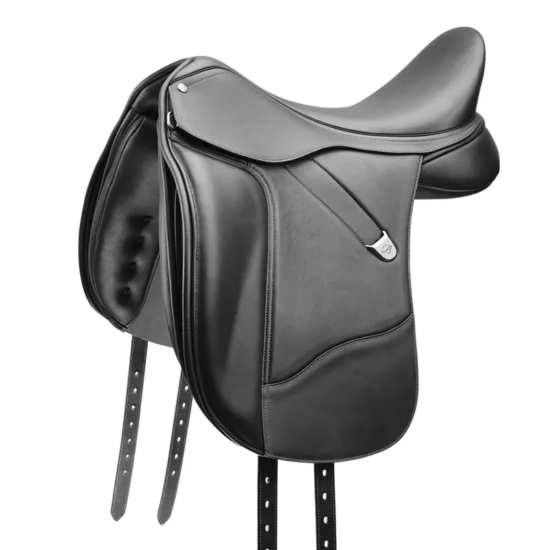 Marque Selle dressage Bates Plus cuir Luxe - 16" - Noir