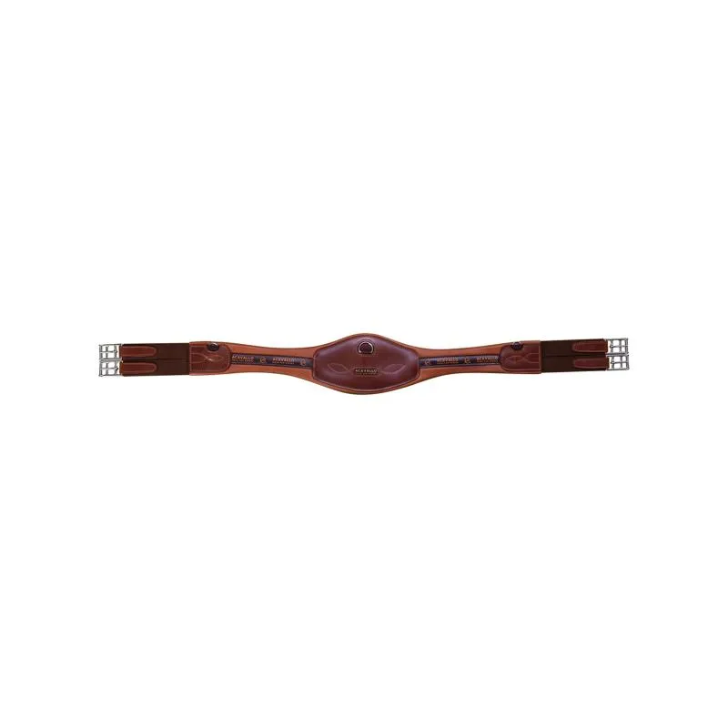ACAVALLO – Sangle en Cuir Insert Gel Anti Compression 125 CM NOIR Nouveaut