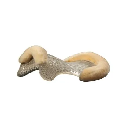 Nouveaut ACAVALLO - Amortisseur de Dos Rehausseur Gel et Bords Mouton REHAUSSEUR AVANT NOIR
