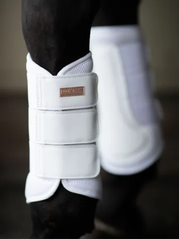 Gutres de dressage Classic mesh Blanc Rose Gold – Equestrian Stockholm – Blanc – S Meilleure Vente