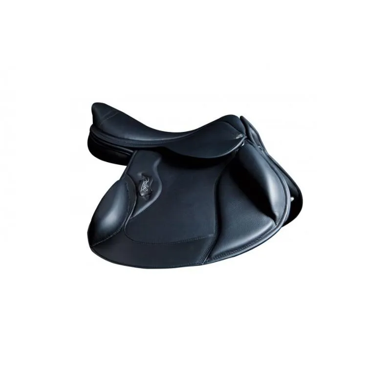 Authentique ZALDI - Selle de CROSS monoquartier COMPLETO sur mesure 17 POUCES NOIR