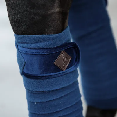 Bandes de polo Basic Velvet - Kentucky - Noir - Cheval Promotion Saisonnire