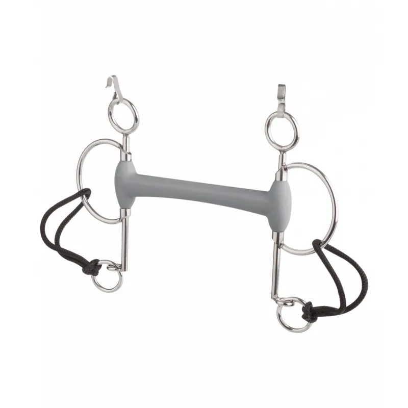 BERIS - Mors Pelham Canon Droit en Plastique Doux 120 MM SOFT BRANCHES COURTES 5 CM Retour Gratuit