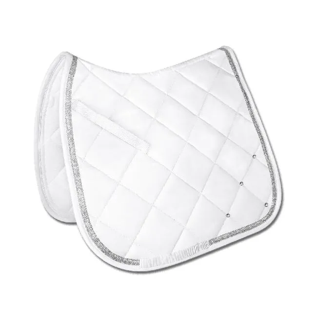 WALDHAUSEN - Chabraque Strass et Bande Argent au Piqu Losange COMPETITION CSO VERT SAPIN Promotion Saisonnire