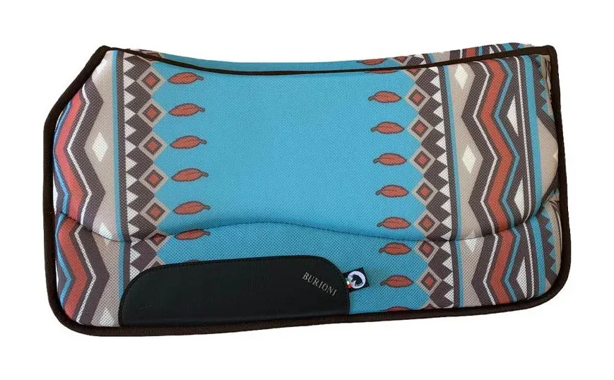 Livraison Express Tapis de selle western TT Sympa Burioni - Bleu nuit indi