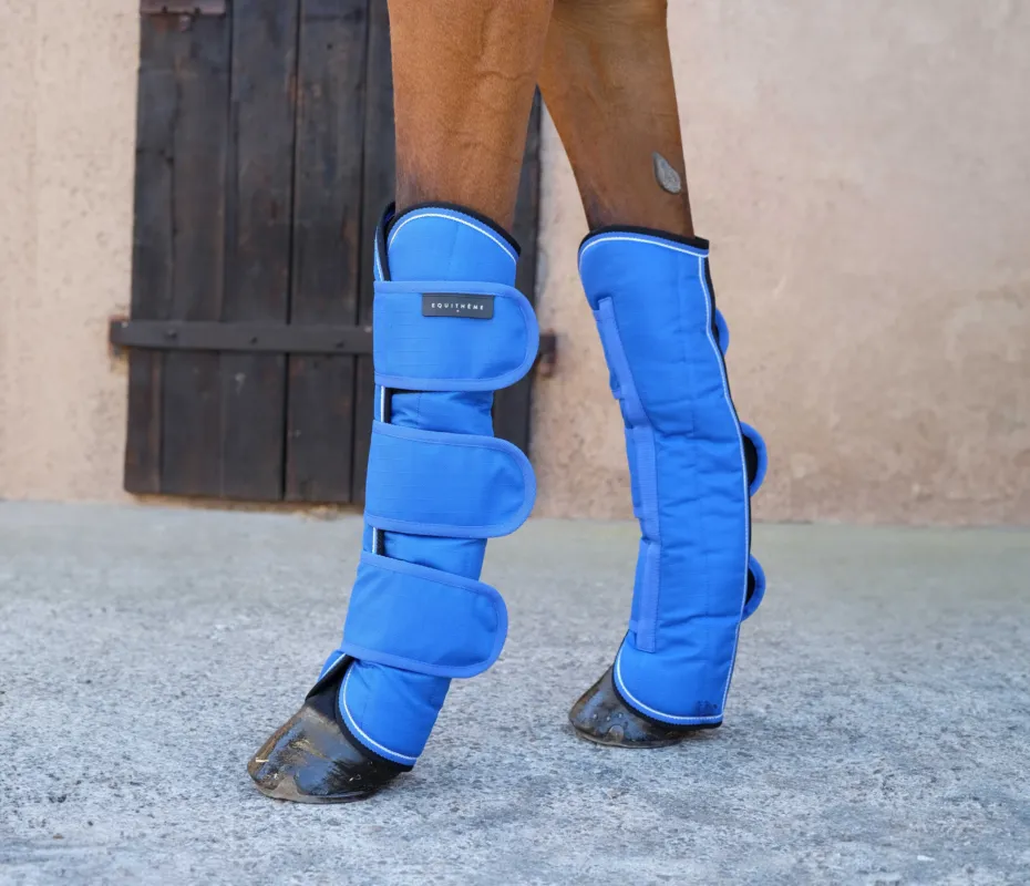Bon Plan Gutres de transport Equithme Tyrex Aisance 1200D - Pur-sang - Bleu roi