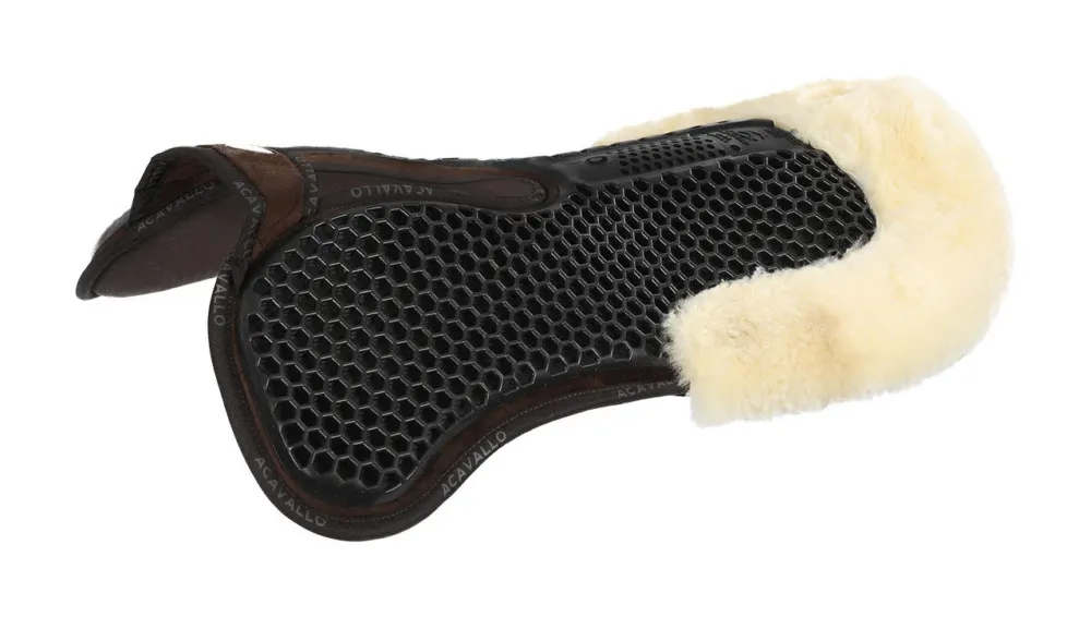 Amortisseur gel hexagonal mouton Acavallo - Marron / naturel Quantit Limite