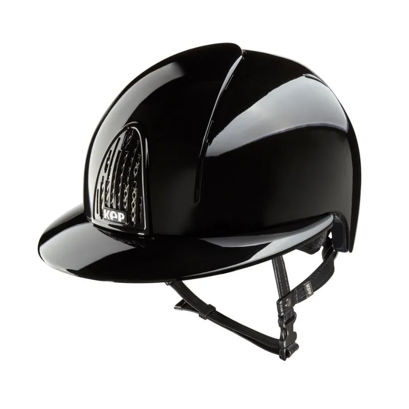 Meilleure Vente KEP ITALIA - Casque quitation SMART POLISH Grande Visire Polo NOIR TAILLE 51 CM coque M