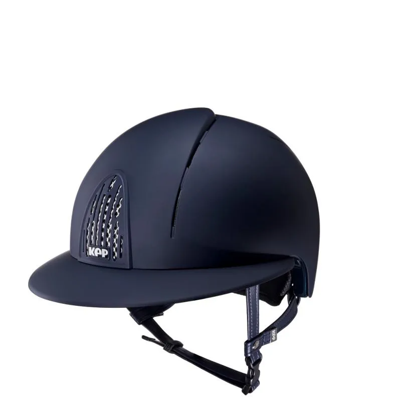 Promotion KEP ITALIA - Casque quitation SMART matt Visire Polo NOIR TAILLE 51 CM coque M