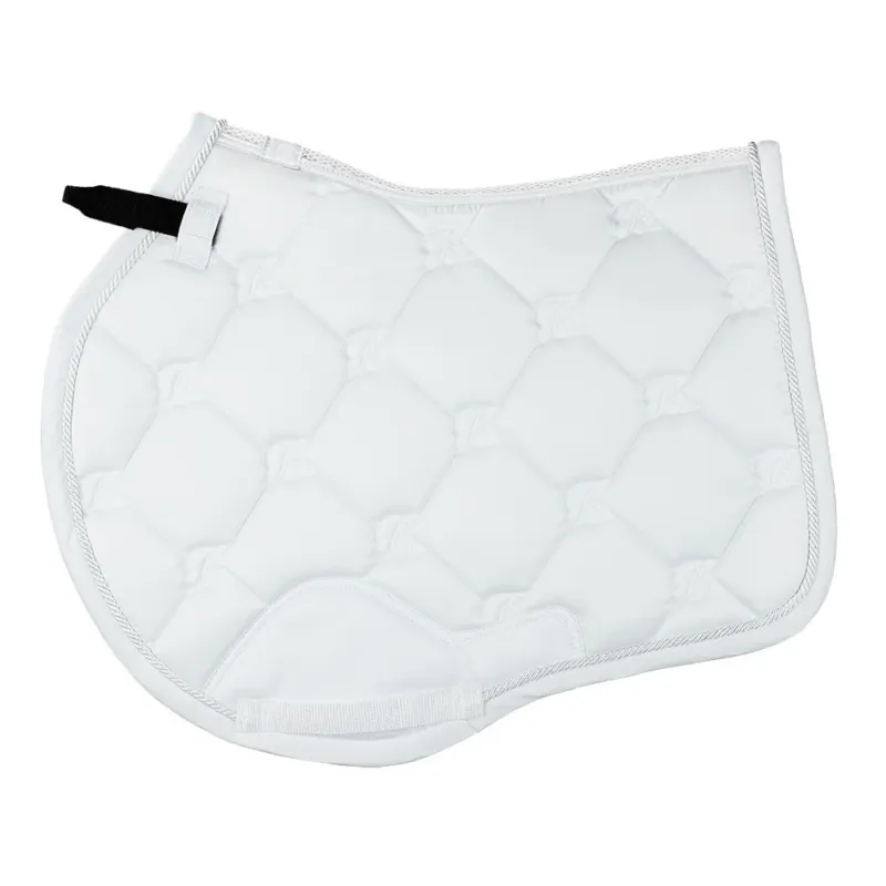 Promotion Saisonnire Tapis de selle Jumping Bates - Cheval - Blanc