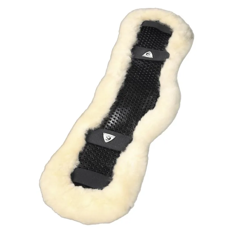 Solde ACAVALLO - Fourreau de Sangle Courte Anatomique Gel et Eco Wool Taille S (50-60 CM) NOIR