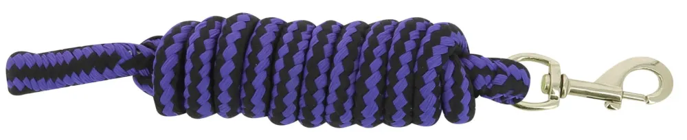 Longe d'attache polypropylne Soft - Violet / noir Promotion