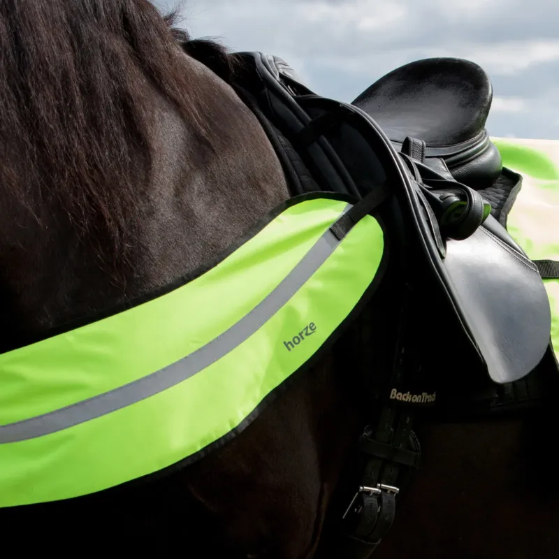 Harnais collier rflchissant Horze - Poney - Jaune Bon March
