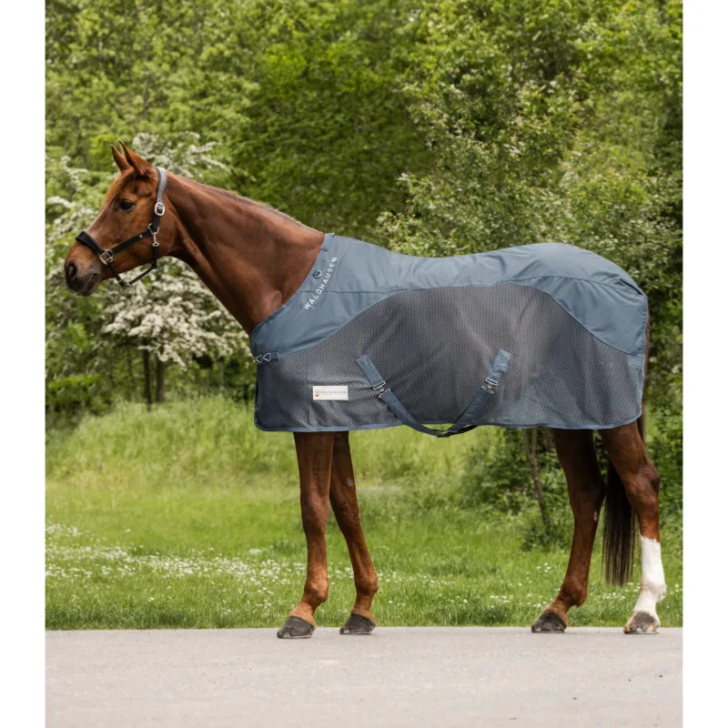 WALDHAUSEN - Chemise Anti mouches filet dos anti pluie COMFORT GRIS 115 CM/5'6/165 CM Expdition Rapide
