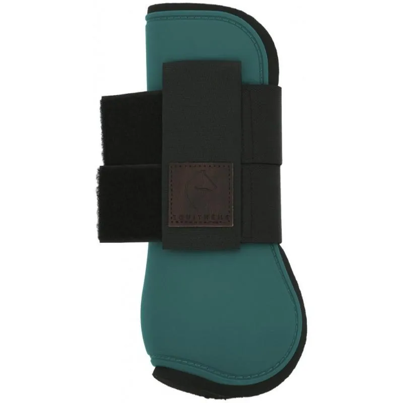 Bon March EQUITHEME - Gutres Coque et Velcro lastique TARA VERT CANARD S PONEY